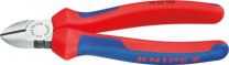 KNIPEX Seitenschneider mit 2K-Grifhüllen, Kopf poliert 180 mm