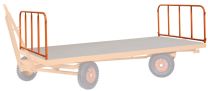 VARIOfit 2 Stahlrohrwände für Industrieanhänger - Ladefläche LxB 2000x1000 mm