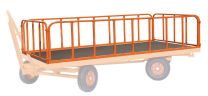 VARIOfit 4 Stahlrohrwände für Industrieanhänger - Ladefläche LxB 3000x1500 mm