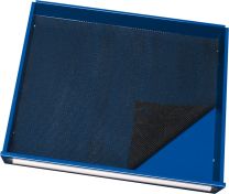Einteilungssortiment für Schubladen BxT 680x560 mm, Anti-Rutsch-Matte