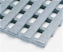 Industrierost mit grob gekörnter Oberfläche - Farbe schiefergrau - Breite 600 mm bis 1200 mm