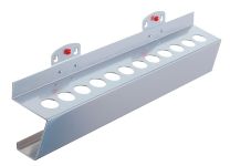 Werkzeughalter MK-2 und MK-3, Lochdurchm. 17 mm, 15 Löcher, ähnlich RAL 9006 aluminium