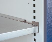 Werkzeugschrank, Türen mit Lochplatten, 1 Werkbankplatte, 2 Schubl., 2 Fachb., BxTxH 1000x600x1950 mm, RAL 7035