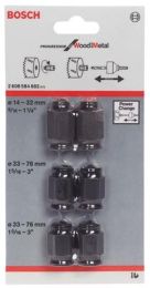 BOSCH Übergangsadapter-Set für Lochsägen auf "Power-Change", 6tlg.