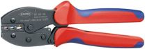 KNIPEX Crimp-Hebelzange "PreciForce" für isolierteKabelschuhe/Steckverbinder 220 mm