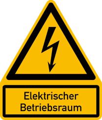 Hinweisschild, Elektrischer Betriebsraum, Kunststoff, 237x200 mm
