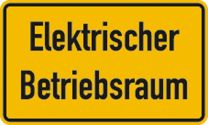 Hinweisschild, Elektrischer Betriebsraum, Kunststoff, 300x200 mm