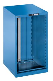 Lista Schubladenschrank-Gehäuse mit Zylinderschloss, BxTxH 564x725x800 mm, RAL 5012, 71.083.010