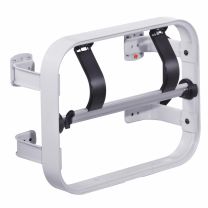 Papierabroller, für Rollenbreite 300 mm, AchsDurchm. 20 mm, mit glattem Schneidmesser, BxTxH 384x220x310 mm, lichtgrau