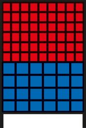 Stationäres Montageregal mit Sichtlagerkästen, doppelseitig, Anzahl Kästen: 108xGr. 5, 48xGr. 4, BxTxH 1010x600x1510 mm