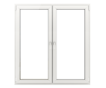 ClassicLine Terrassentür Balkontür - 3-fach-Verglasung - weiß - Profil 70 mm - 2-flügelig mit Pfosten