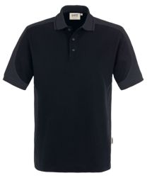 Hakro - Contrast Poloshirt Performance schwarz 2XL