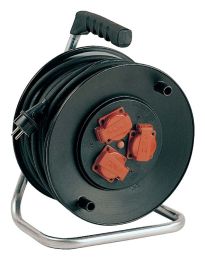 JeCo Kunststoff-Kabeltrommel 25 m, 230 V, Kabel H07RN-F 3G1,5mm