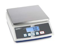 Kompaktwaage, BxTxH 270x345x106 mm, Edelstahl-Wägeplatte BxT 252x228 mm, Wägebereich max. 30000 g, Wägeschritte 1,0 g