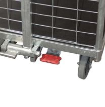 VARIOfit Mehrpreis Zentrale Fußbremse EasySTOP - statt 2 thermoplastischer Bremsrollen mit Durchm. 125 mm