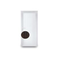 EcoLine Nebeneingangstür Komplettfüllung - Profil 60 mm - innen weiß/außen Dark Oak