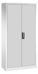 CP Werkzeugschrank mit Flügeltüren, 4 Verstellböden, BxTxH 1200x800x1950 mm, RAL 7035