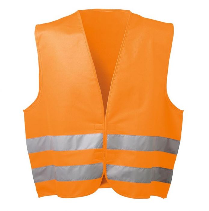 Warnweste Polyester ORANGE Universalgröße - online kaufen bei