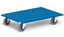 FETRA Möbelroller Ladefläche 800 x 600 mm, Vollg. blaugrau (2358)