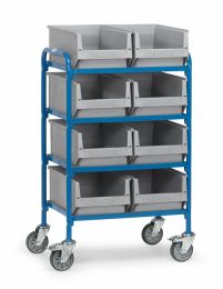 FETRA Beistellwagen - mit Kästen Ladefläche 630 x 470 mm (32931)
