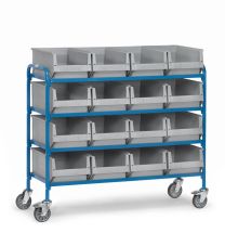 FETRA Beistellwagen - mit Kästen Ladefläche 1250 x 470 mm (32951)