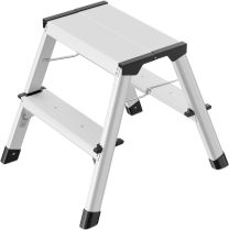 Hailo D60 StandardLine, Aluminium-Trittleiter, 2x2 Stufen