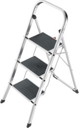 Hailo K60 StandardLine, Aluminium-Trittleiter, 3 Stufen