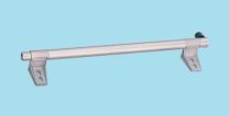 Zarges LM-Halter mit Endanschlag (41459) Endhalter links