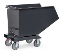 FETRA Muldenkipper mit ABLASSHAHN Kastenmaße 1.321 x 794 x 735 mm (4703A/7016)