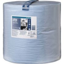 TORK Putztuch TORK 130070 L340xB369ca. mm blau 2-lagig, geprägt Rolle