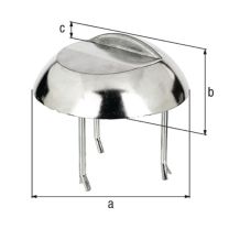 GAH Auflaufstütze Aluminiumguss anschraubbare Betonanker 65 mm