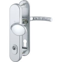 HOPPE Schutzgarnitur Tôkyô 76G/3332ZA/3410/1710 Aluminium F1 92 mm 66-76 mm