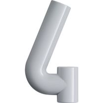 HEWI Hausnummer Ziffer 4 Spezial-Polyamid 99 reinweiß 165 mm Ø 33 mm