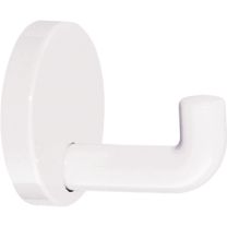 HEWI Einzelhaken 801.90.010 einfach Ausladung 30 mm Polyamid 99 reinweiß Ø 40 mm