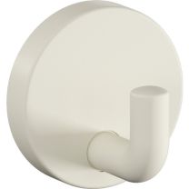 HEWI Einzelhaken 477.90B010 einfach Ausladung 45 mm Polyamid 99 reinweiß matt Ø 50 mm