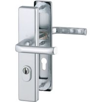 HOPPE Schutzgarnitur London 113/2222ZA/2210 Aluminium F1 72 mm 37-47 mm