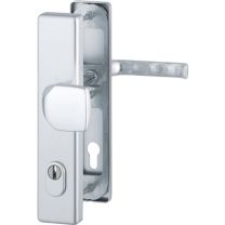 HOPPE Schutzgarnitur London 61G/2222ZA/2210/113 Aluminium F1 92 mm 67-77 mm