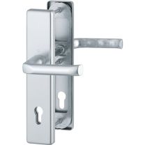 HOPPE Schutzgarnitur London 113/2221/2210 Aluminium F1 92 mm 67-77 mm