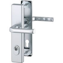 HOPPE Schutzgarnitur London 113/2222ZA/2210 Aluminium F1 92 mm 67-77 mm