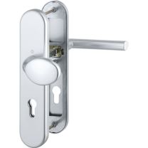 HOPPE Schutzgarnitur Stockholm 76G/3331/3410/1140 Aluminium F1 72 mm 36-46 mm