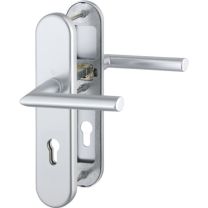 HOPPE Schutzgarnitur Stockholm 1140/3331/3410 Aluminium F1 72 mm 36-46 mm