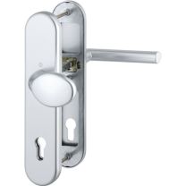 HOPPE Schutzgarnitur Stockholm 76G/3331/3410/1140 Aluminium F1 92 mm 66-76 mm