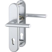 HOPPE Schutzgarnitur Stockholm 1140/3331/3410 Aluminium F1 92 mm 66-76 mm