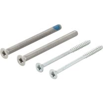 HOPPE Befestigungsset Sertos® G/G 60-65 mm M5 x 75 + 4,0 x 70 Vierkant ohne