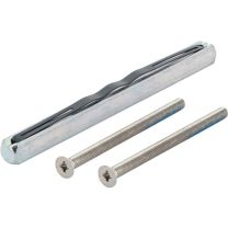 HOPPE Befestigungsset Sertos® FS-G/G 65-70 mm M5 x 75 Vierkant 9 x 125 mm
