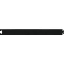 INTERSTEEL Laufschiene 4501 Stahl schwarz Lagerlänge 450 mm Wandmontage