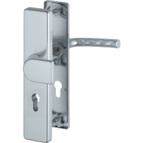 HOPPE Schutzgarnitur Birmingham 78G/2222A/2440/1117 Aluminium F1 92 mm 67-72 mm