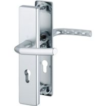 HOPPE Schutzgarnitur Birmingham 1117/2221A/2440 Aluminium F1 72 mm 37-42 mm
