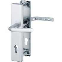 HOPPE Schutzgarnitur Birmingham 1117/2221A/2440 Aluminium F1 92 mm 67-72 mm