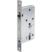 BKS Pendeltürschloss 055 PZ 24/55 mm DIN links / rechts Stulp Edelstahl käntig Rollfalle